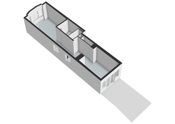 Floorplan - Oude Rijn 86, 2312 HH Leiden